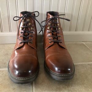 Men's Bruno Marc Brown Leather Boots